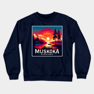 MUSKOKA EVENINGS Crewneck Sweatshirt